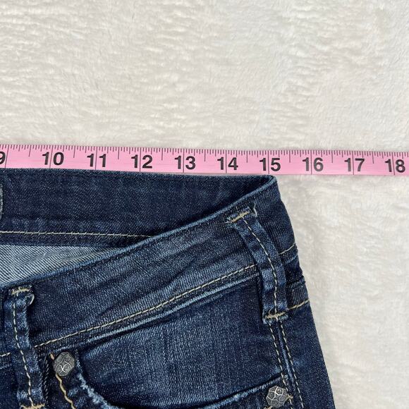 Silver Aiko Dark Wash Low-Rise Skinny Jeans W28/L29 - Picture 7 of 10